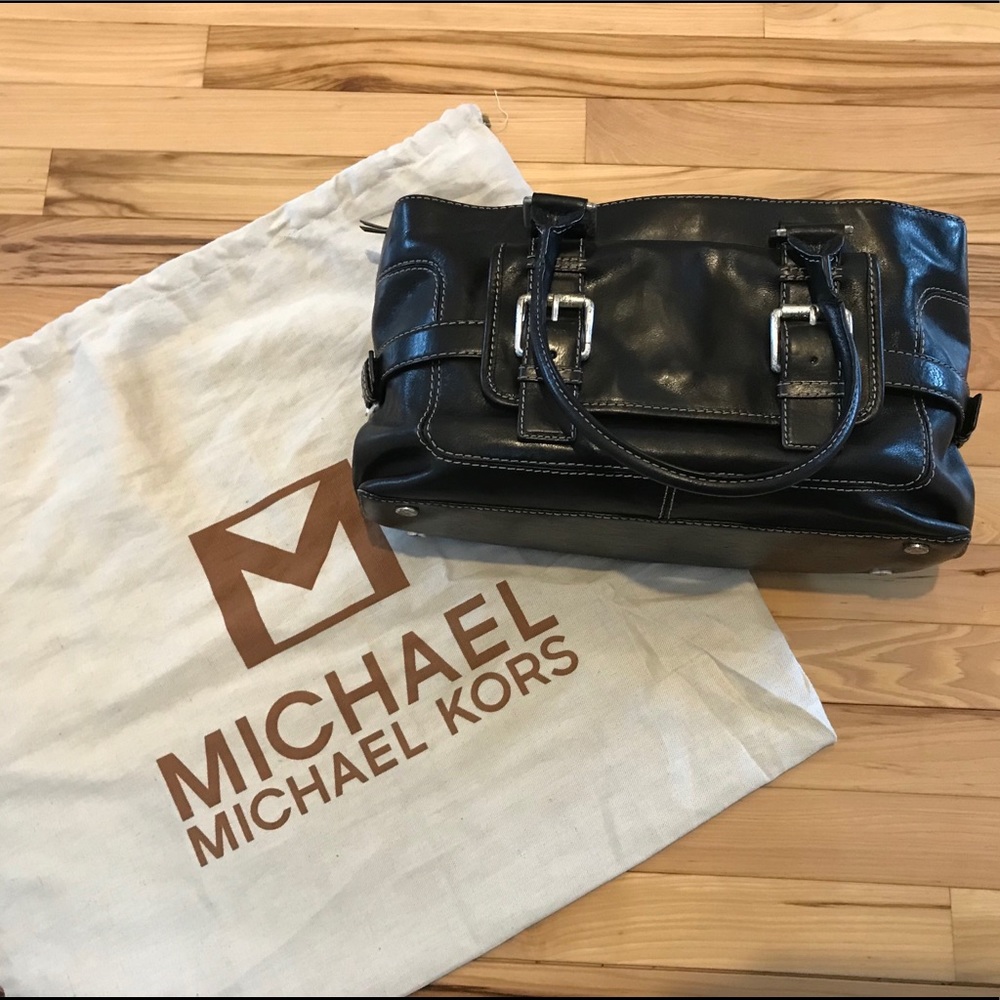 Michael Kors Vintage Buckle Shoulder Bag
